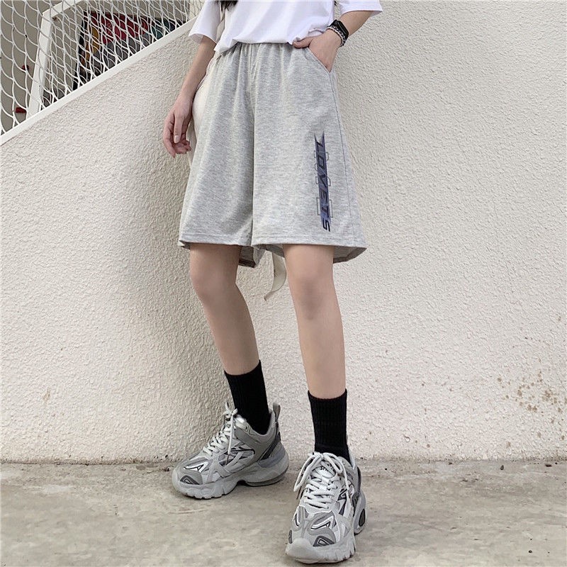 Quần đùi ngố nam nữ thun cotton da cá unisex thể thao cao cấp ống rộng bigsize mặc nhà ngủ thời trang hàn quốc đẹp LOVET