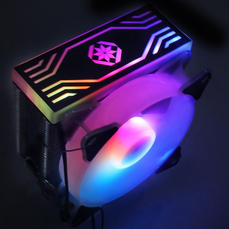 Quạt Làm Mát CPU 4 Cánh Nhiều Màu Sắc Tùy Chọn Yên Tĩnh
