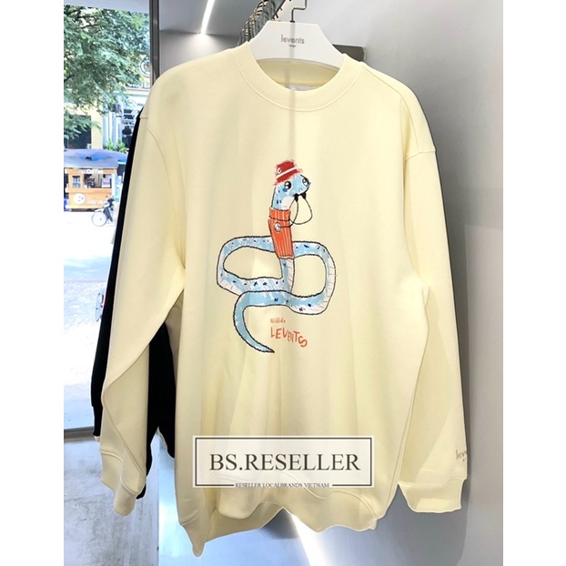 [Levents Chính Hãng] Áo sweater tròng đầu &quot;MY ANIMALS&quot; SERIES SNAKE SWEATER 𝗟𝗘𝗩𝗘𝗡𝗧𝗦