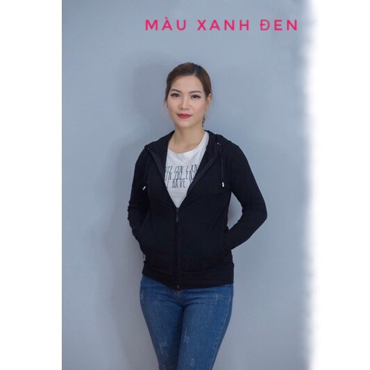 ÁO KHOÁC CHỐNG NẮNG CHẤT THUN LẠNH CO GIÃN 4 CHIỀU THIẾT KẾ CÓ TÚI TRONG DÂY KÉO