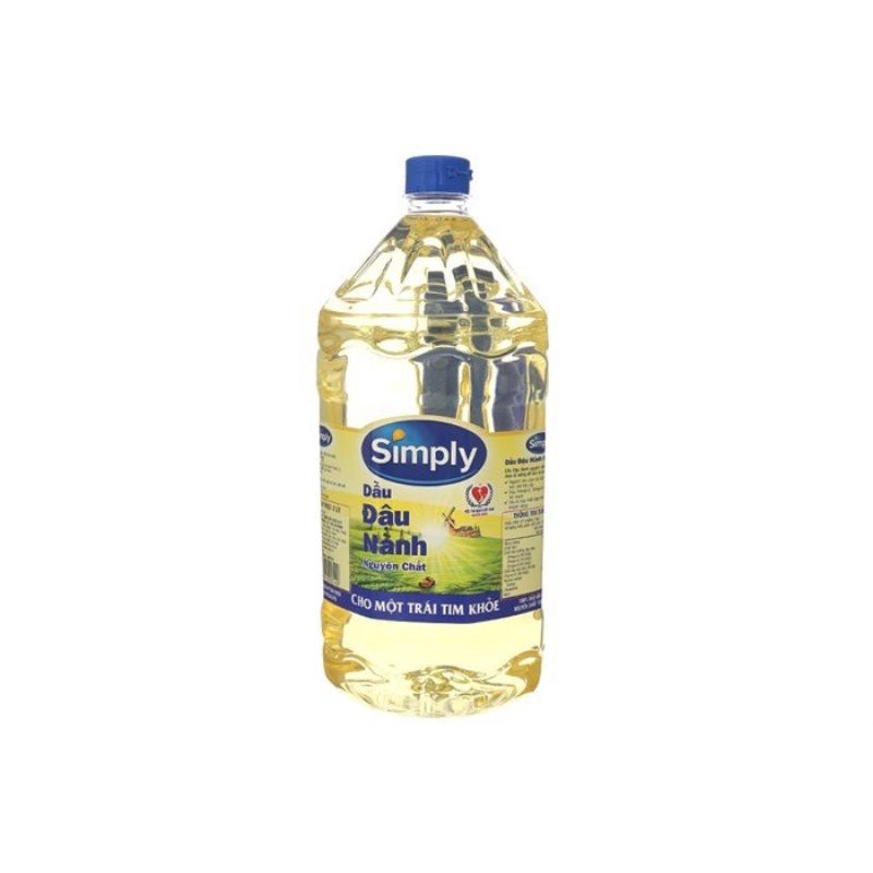 Dầu ăn đậu nành Simply 1L 2L 5L