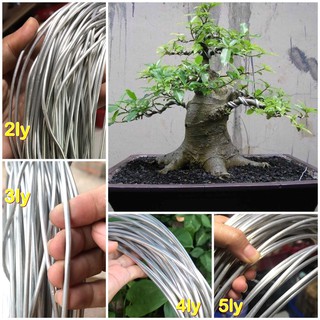 Dây nhôm trần quấn cây cảnh chuyên dùng uốn cây bonsai, cây cảnh 2ly - 3ly - 4ly - 5ly