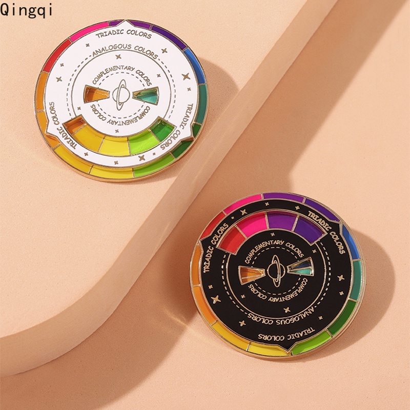 Ghim cài áo Miss Zoe hình la bàn nhiều màu sắc dễ thương