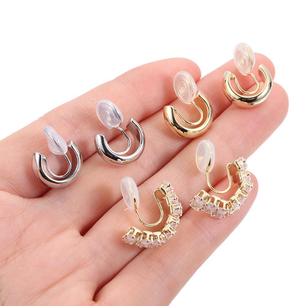HS Khuyên Vành Tai Đính Đá Thời Trang Dành Cho Nữ