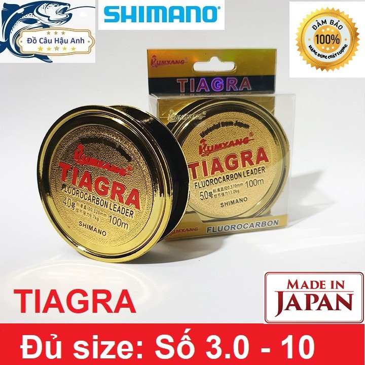 Cước câu cá Shimano TIAGRA 100m đủ size siêu bền chịu tải cao DC14 đồ câu cá hàng hót giá rẻ