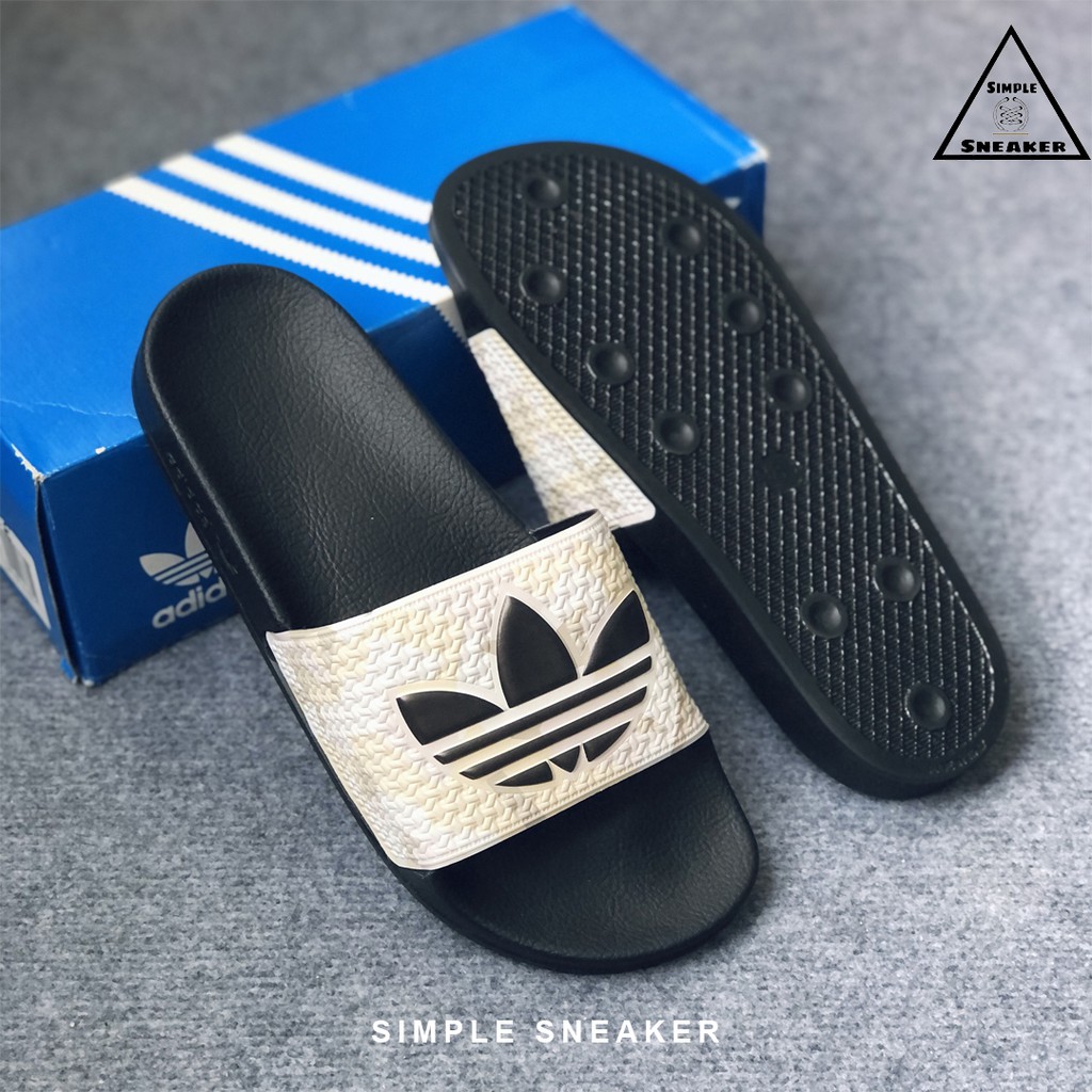 Dép Adidas Adilette Slides 2.0 Originals Quai Ngang 🔴Hàng Chính Hãng🔴Dép Nam Thời Trang 2021 Chống Nước