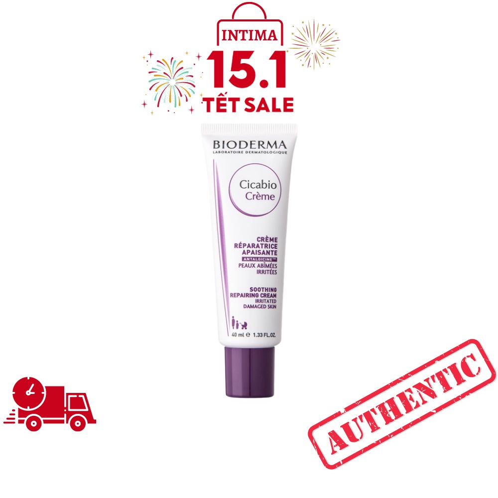 Kem Dưỡng Phục Hồi Tái Tạo Da Bioderma Cicabio Creme 40ml - Intima Official