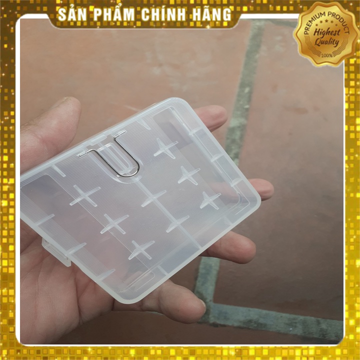 HỘP NHỰA PVC ĐỰNG PIN 18650 (2 -4 VIÊN)