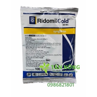 Chế phẩm trừ nấm Ridomil gold 68wg gói 100g