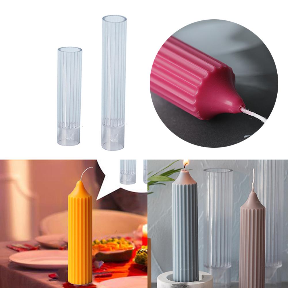 SUSANS Khuôn Làm Nến / Xà Phòng Hình Trụ Cỡ Lớn Bằng Nhựa Độc Đáo Trang Trí Tiệc Cướ