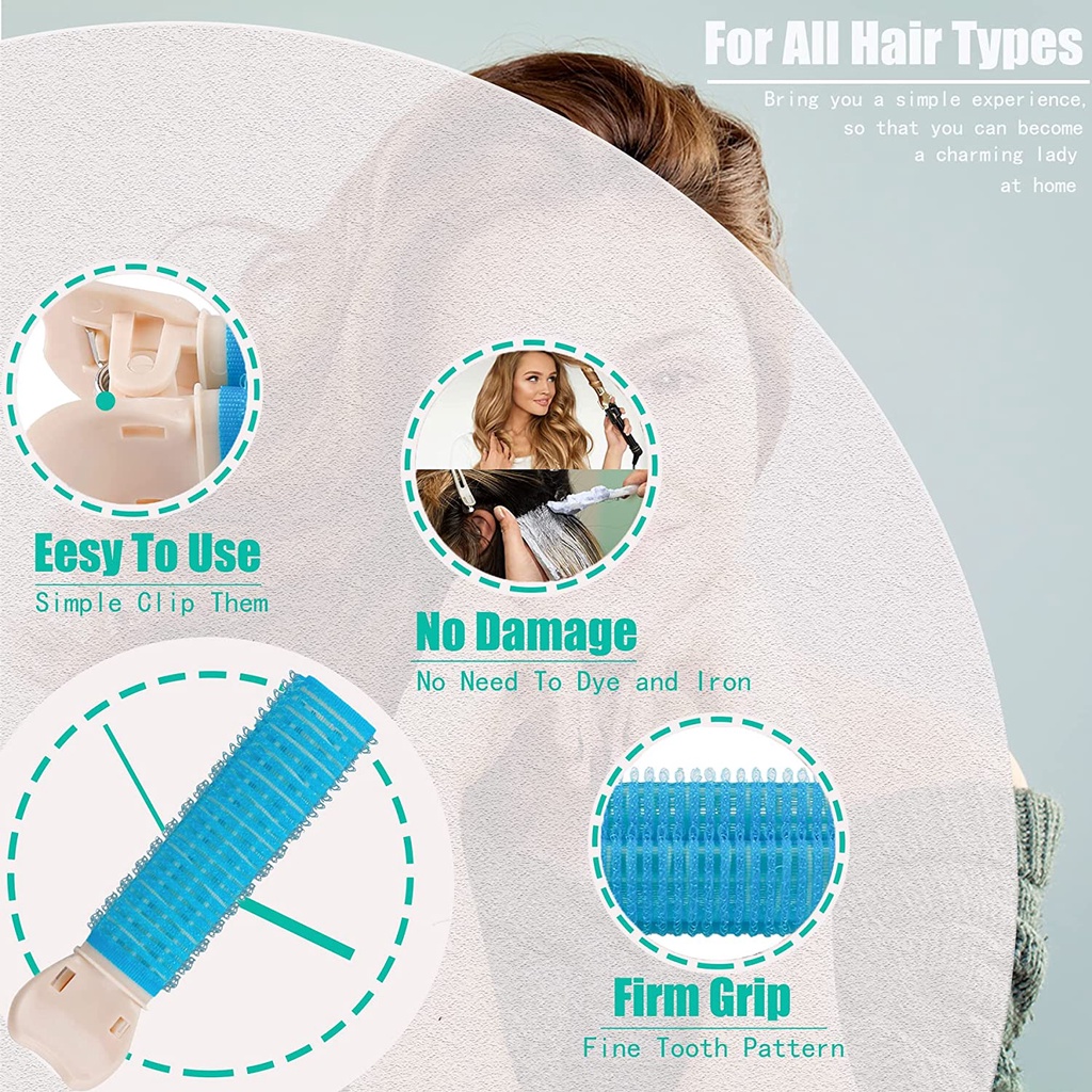 [Hàng mới về] Dụng cụ uốn tóc tự dính có thể tái sử dụng