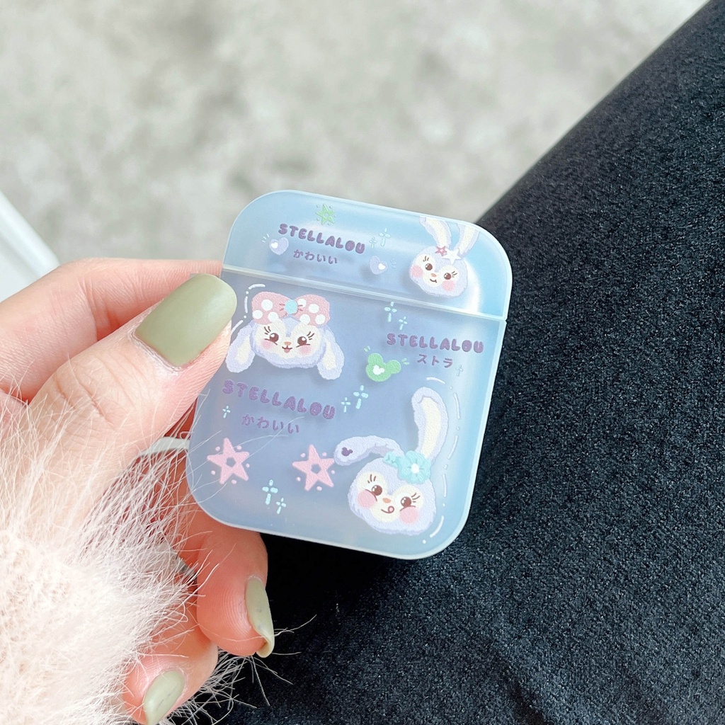 Vỏ Bảo Vệ Hộp Sạc Tai Nghe compatible AirPods3 compatible AirPods3 Trong Suốt Họa Tiết Ngôi Sao Dailu 2021 New compatible AirPods3