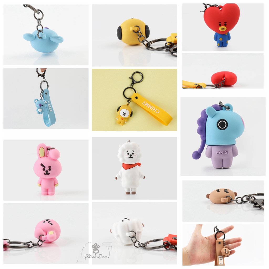 Hộp đựng tai nghe Airpods loại lớn phong cách Hàn Quốc chất lượng cao hình KPOP BTS BT21 Bangtan đáng yêu