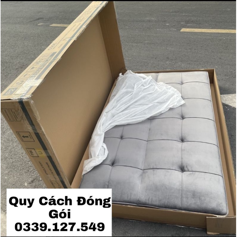 Sofa mini size 1m2 thương hiệu HOFU FURNITURE với 3 chức năng và chân inox lắp ráp tiện lợi