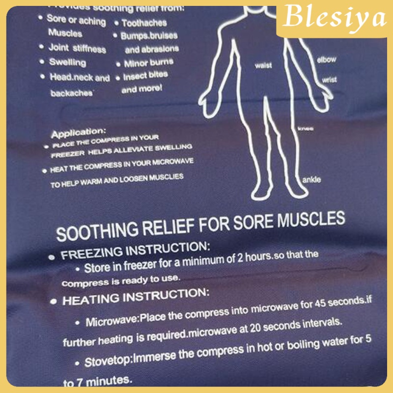 [Hàng mới về] Túi gel chườm nóng lạnh có thể tái sử dụng với dây đai quấn co giãn tiện dụng