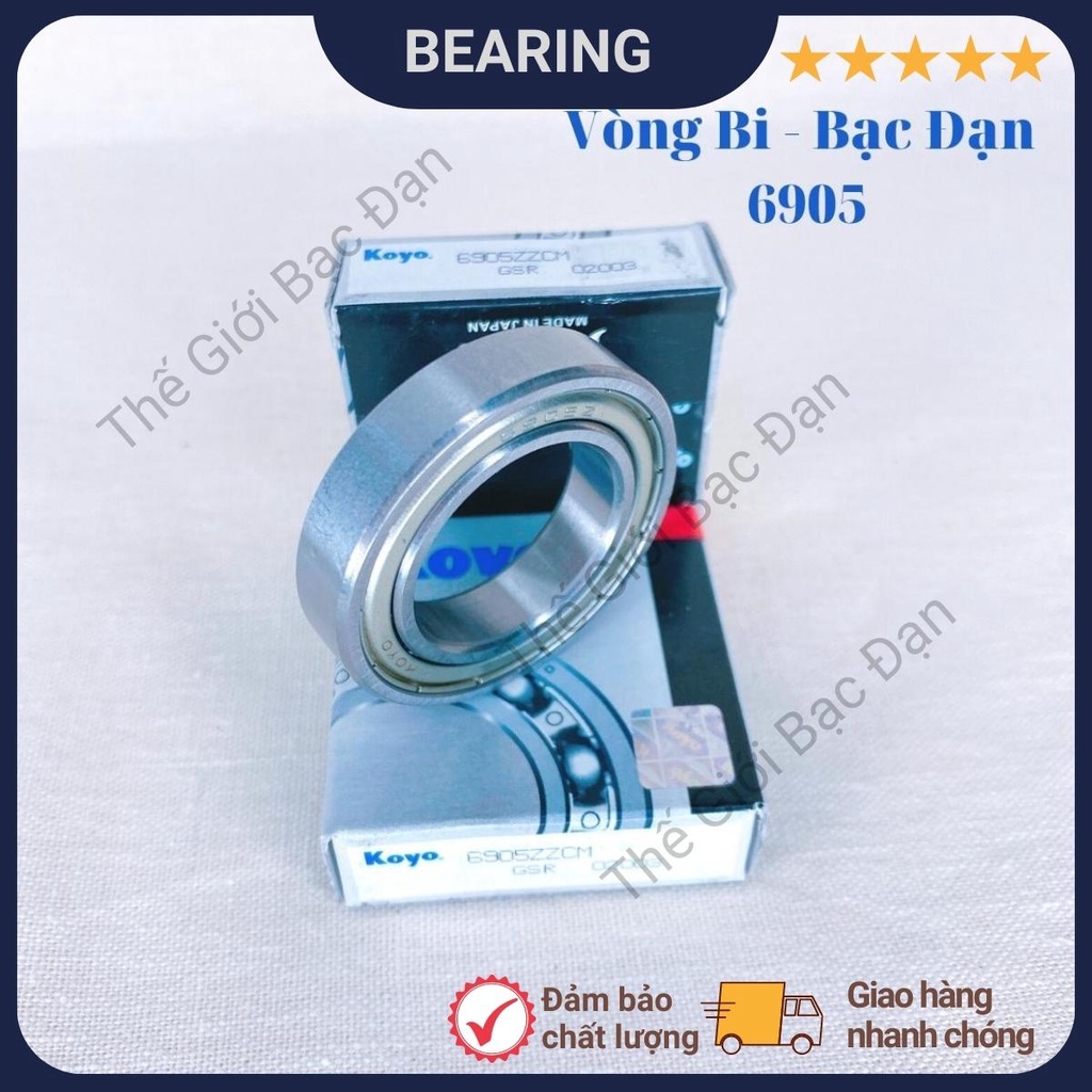 Vòng bi bạc đạn 6900, 6901, 6902, 6903, 6904, 6905, 6906 ZZCM KOYO - chất lượng cao-Thế Giới Bạc Đạn