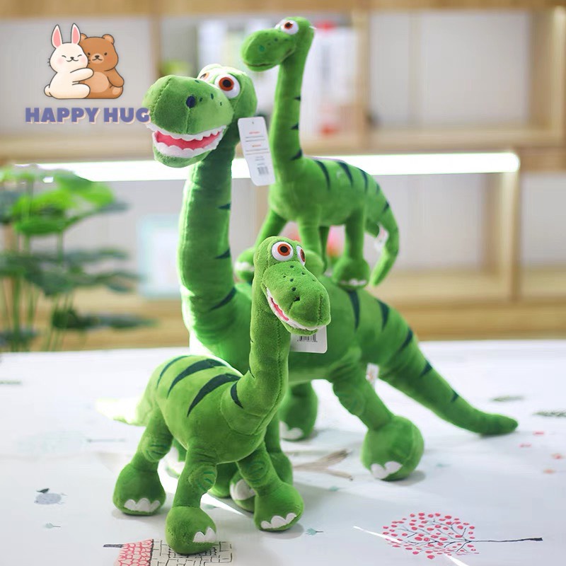 Thú bông khủng long xanh lá siêu đẹp, vỏ nhung mịn cao cấp - Happy Hug