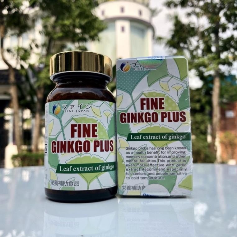 Viên uống bổ não tăng cường trí nhớ Fine ginkgo plus Nhật Bản -hộp 400 viên