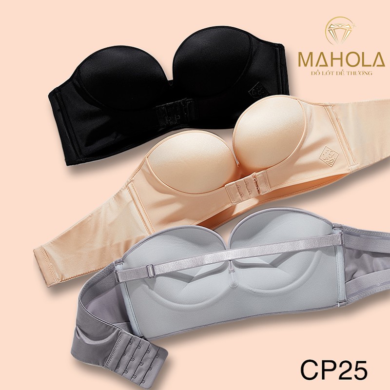 Áo ngực không dây có có đai nâng đẩy tạo khe_Mahola_CP25