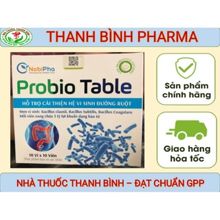 PROBIO TABLE - MEN TIÊU HOÁ DẠNG VIÊN CHỨA 3 TỶ LỢI KHUẨN DẠNG BÀO TỬ - GIÚP CÂN BẰNG HỆ VI SINH ĐƯỜNG RUỘT