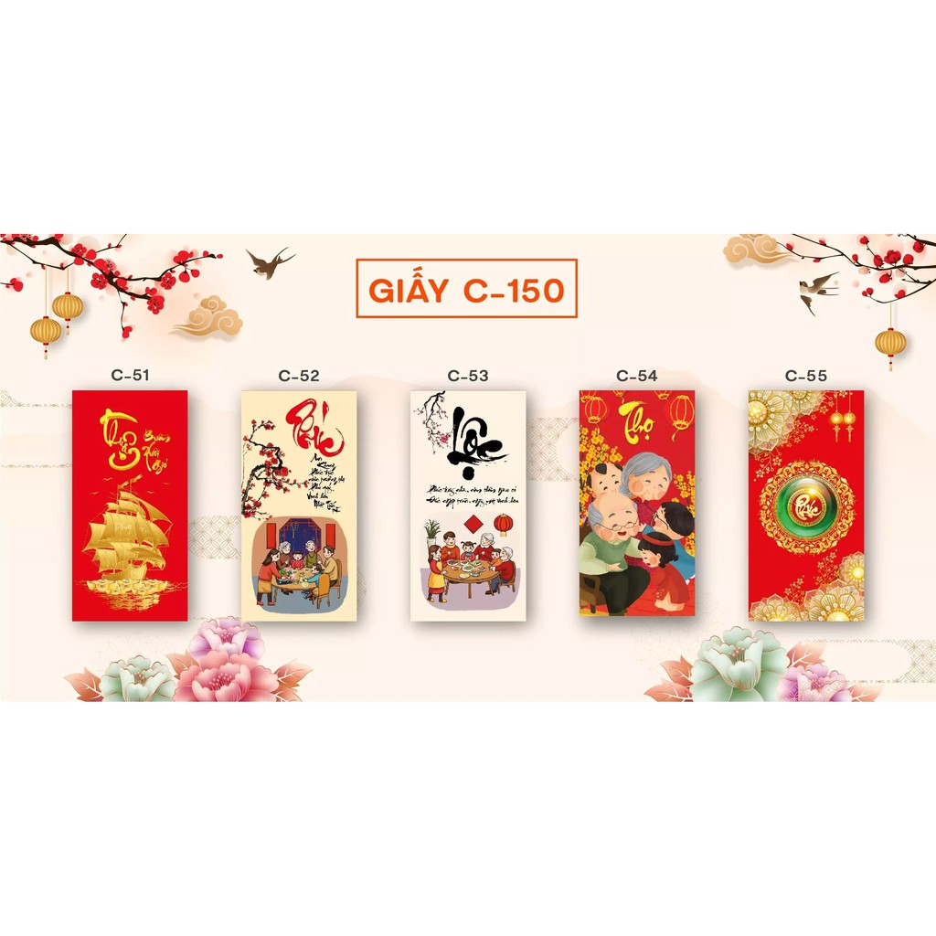 Bao lì xì Tết 2021 (inbox để được chọn mẫu)