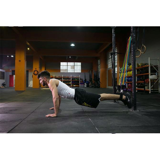 C Bộ 5 Dây Ngũ Sắc Tập Full Body - dụng cụ Tập Gym 45 12