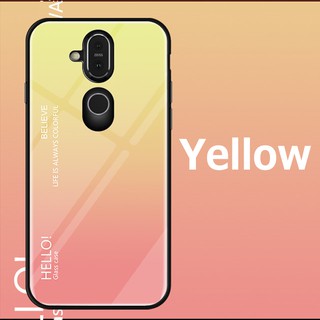 Ốp lưng điện thoại màu gradient dành cho Nokia 7.1/8.1