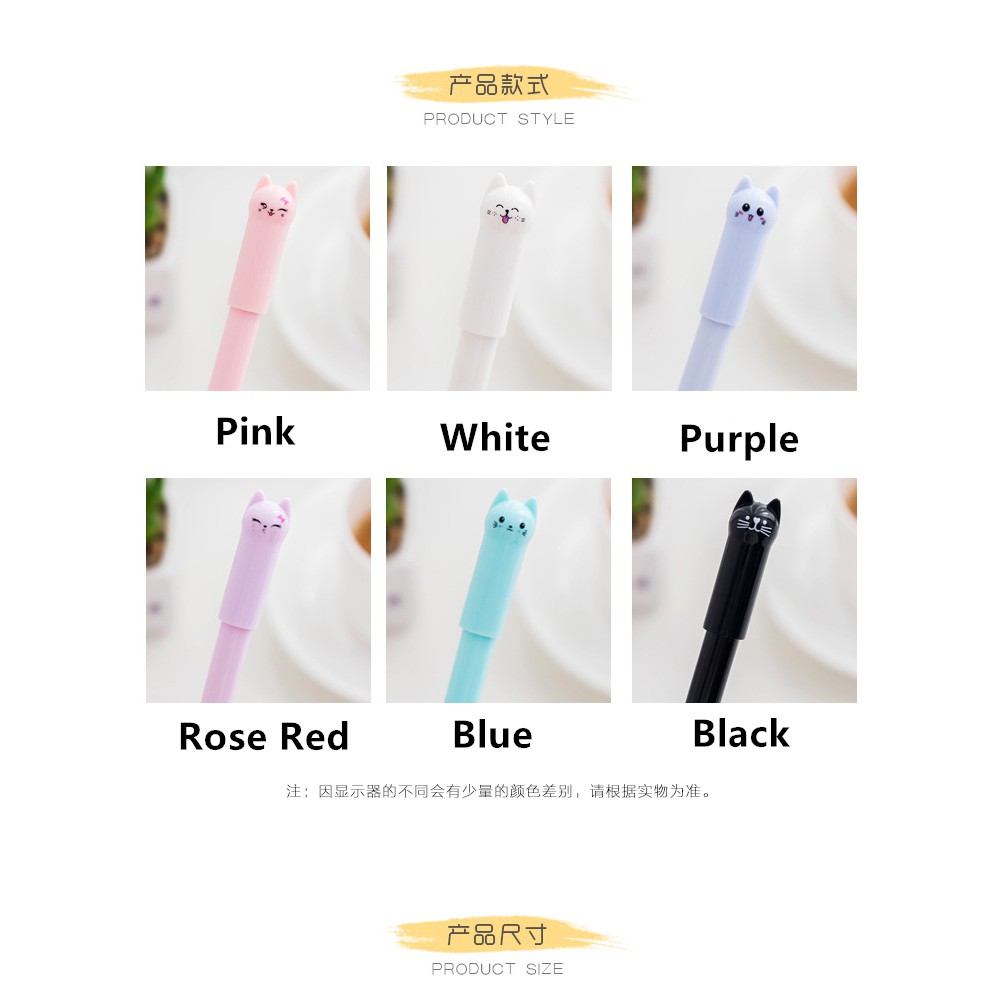 Bút mực gel ngòi bút 0.5cm tạo hình độc đáo dễ thương tiện lợi