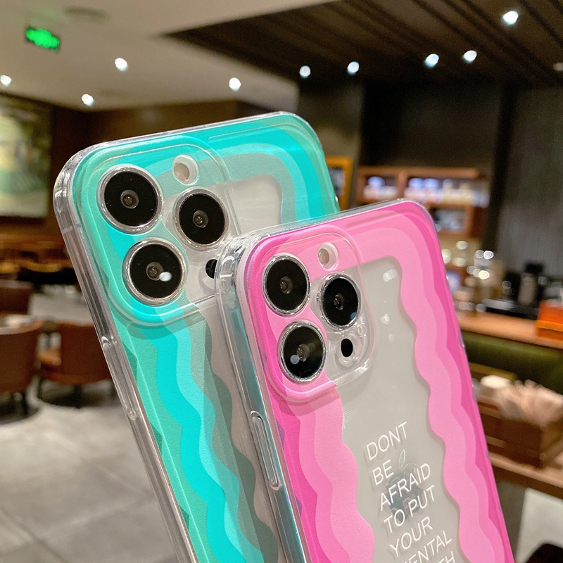 Ốp lưng iphone Ốp điện thoại Suntaiho kiểu khung gợn sóng nghệ thuật retro cho iPhone 13 12 11 Pro Max Xs Max Xr 7 8 Plus