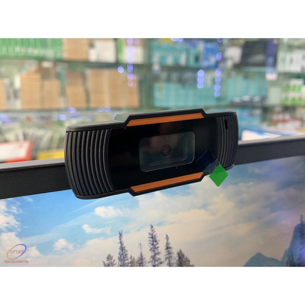 Webcam chân kẹp màn hình, để bàn 720P