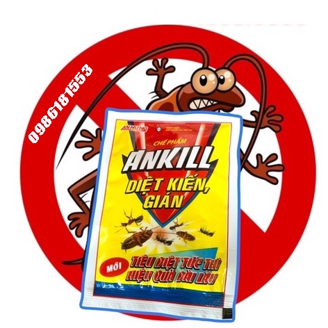 Combo 10 Gói Thuốc Diệt Kiến ANKILL Hiệu An Hưng Quy Cách 10G Và 20G