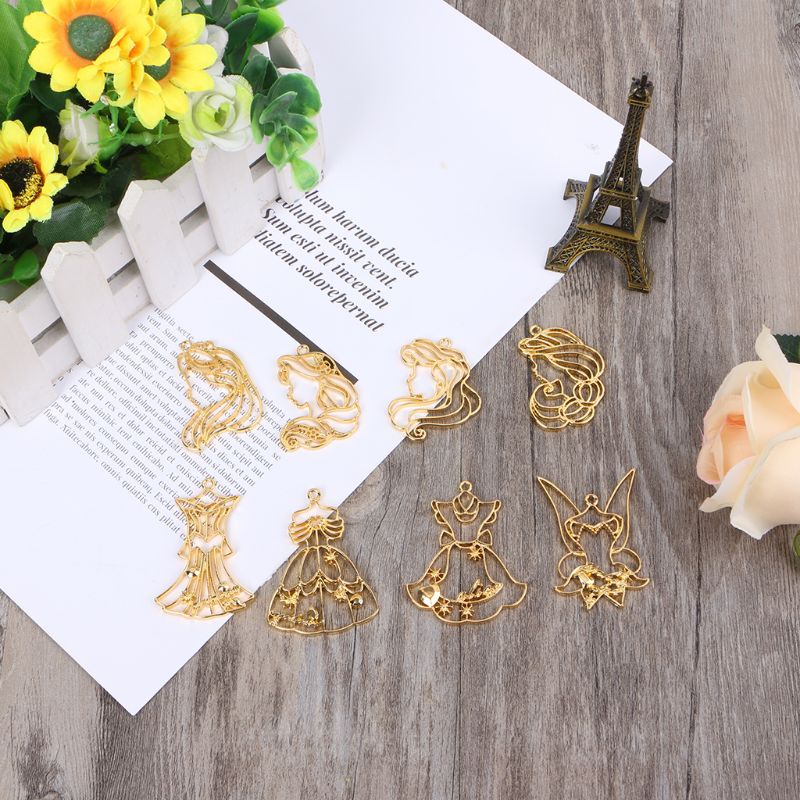 Ghim Cài Áo Hình Váy Công Chúa Hoạt Hình Thanh Lịch Thời Trang