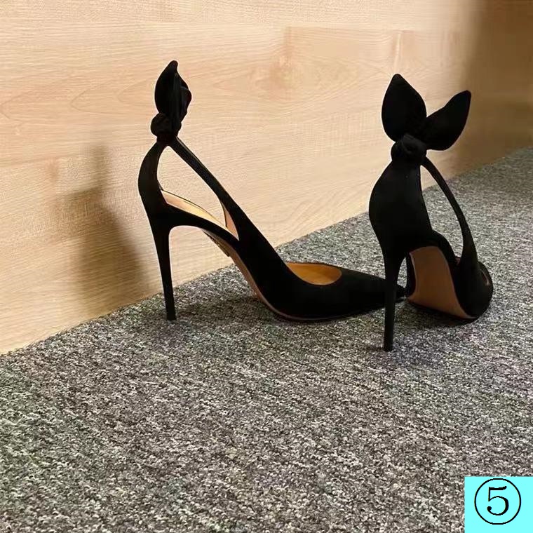 Giày Cao Gót Mũi Nhọn Phong Cách Âu Mỹ Thời Trang Xuân Thu Hàng Mới 2022