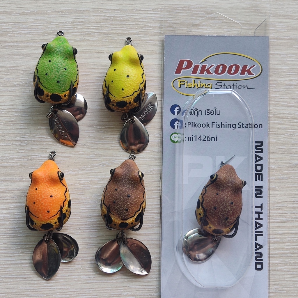 Mồi câu lure nhái hơi Mini Pikook