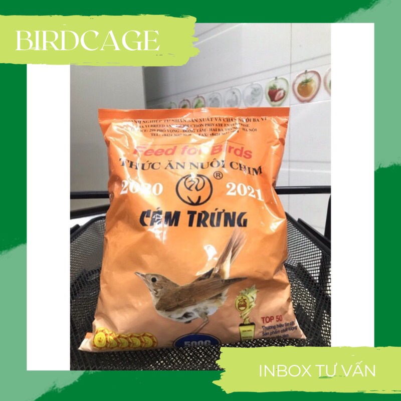 [Mã PET50K giảm Giảm 10% - Tối đa 50K đơn từ 250K] CÁM TRỨNG THỨC ĂN NUÔI CHIM ( FEED FOR BIRDS)