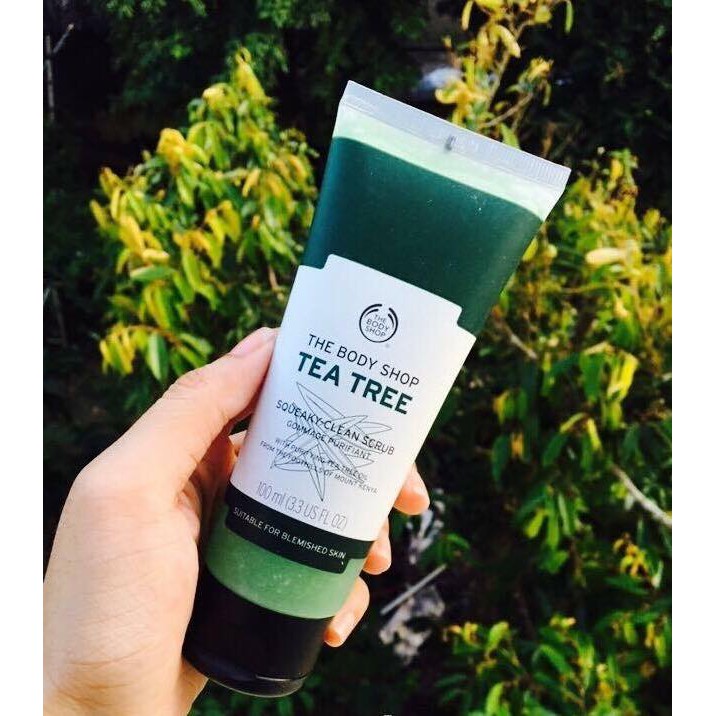 Tẩy Tế Bào Chết The Body Shop Tea Tree Squeaky Clean Scrub 100ml