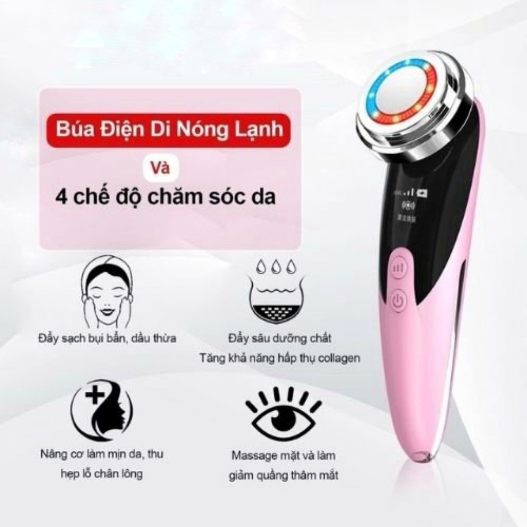 Máy Điện Di Tinh Chất, Đẩy Dưỡng Chất, Máy Tẩy Trang Sạch Sâu ( BẢO HÀNH 12T, HÀNG NỘI ĐỊA SIÊU HOT)