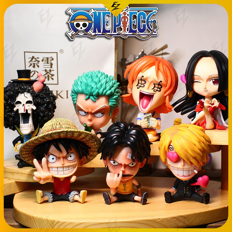 Mô Hình One Piece Chibi - Set 12 Nhân Vật Băng Hải Tặc Mũ Rơm