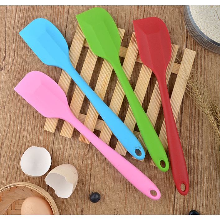 Phới dẹt Spatula silicon đúc đánh trứng, trộn bột làm bánh