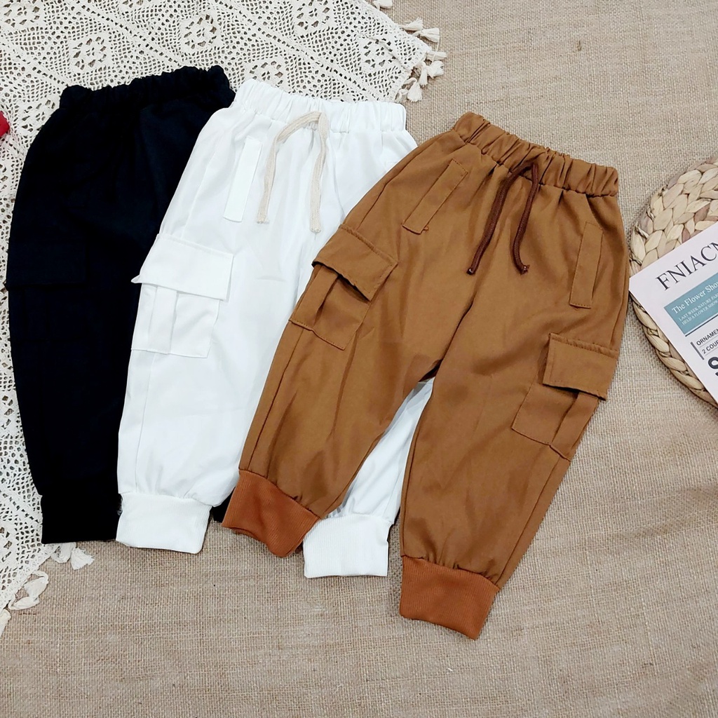 Quần dài trẻ em - Quần kaki dài túi hộp cho bé AM795 TTR102