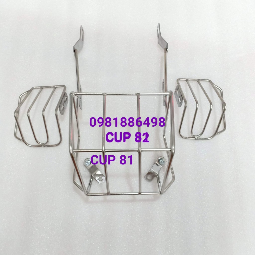 Chụp INOX BẢO VỆ ĐÈN LÁI SAU XE CUP 81/CUP 82