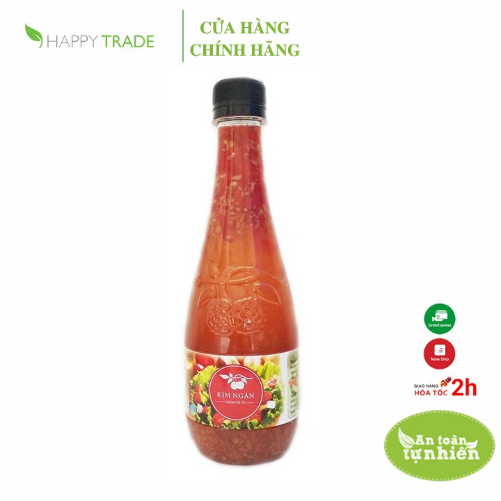 [Mã BMBAU50 giảm 7% đơn 99K] Giấm tỏi ớt nguyên chất Kim Ngân chai 450 ml