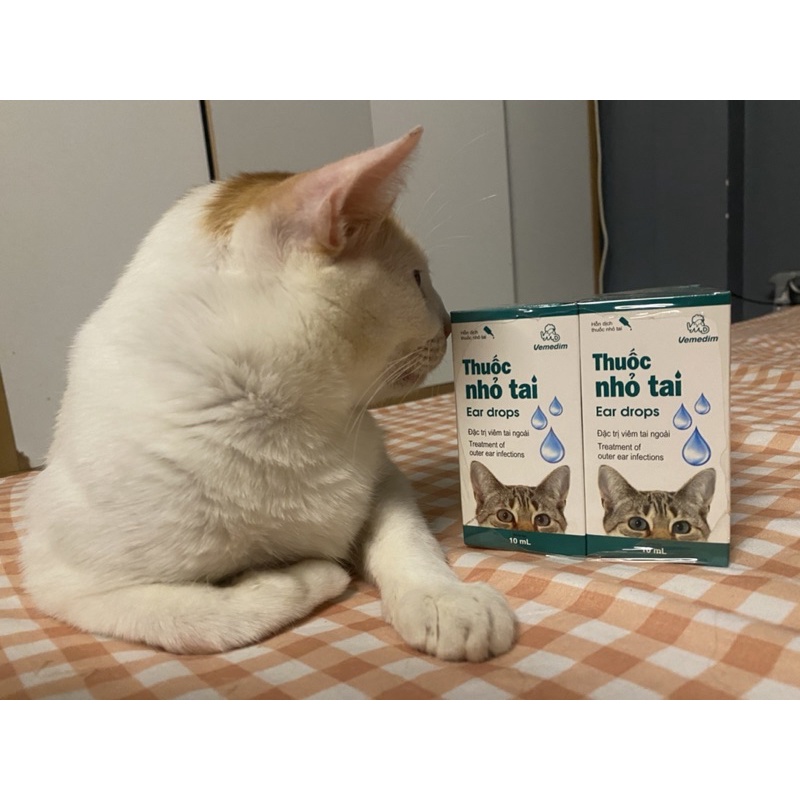 Vemedim - Dung Dịch Nhỏ Tai, Đặc Trị Viêm Tai Ngoài Cho Chó Mèo