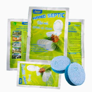 Combo 2 gói Viên khử mùi HƯƠNG CHANH SẢ vi sinh NANO SEPTIC