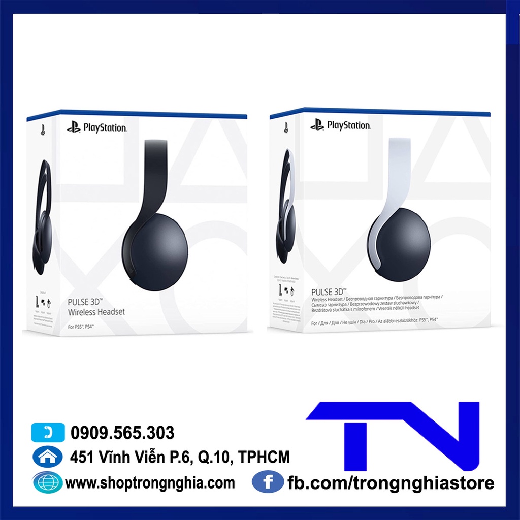 Tai nghe Bluetooth cho PS5 Wireless Sony Playstation PULSE 3D - Hàng chính hãng Sony | BigBuy360 - bigbuy360.vn