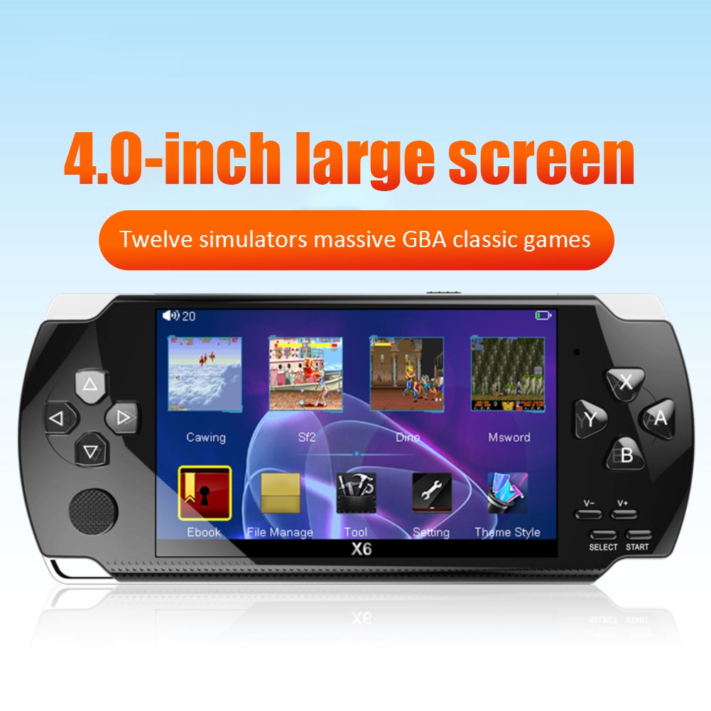 Máy Chơi Game Màn Hình 4-Inch Cho Máy Chơi Game Psp Máy Chơi Game Cầm Tay 8G Tích Hợp 1500 Game Super Mario-Sun. Vn