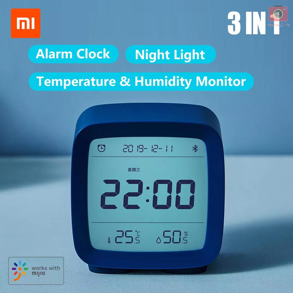 Đồng hồ báo thức đa năng 3 trong 1 hiển thị nhiệt độ/độ ẩm/đèn ban đêm