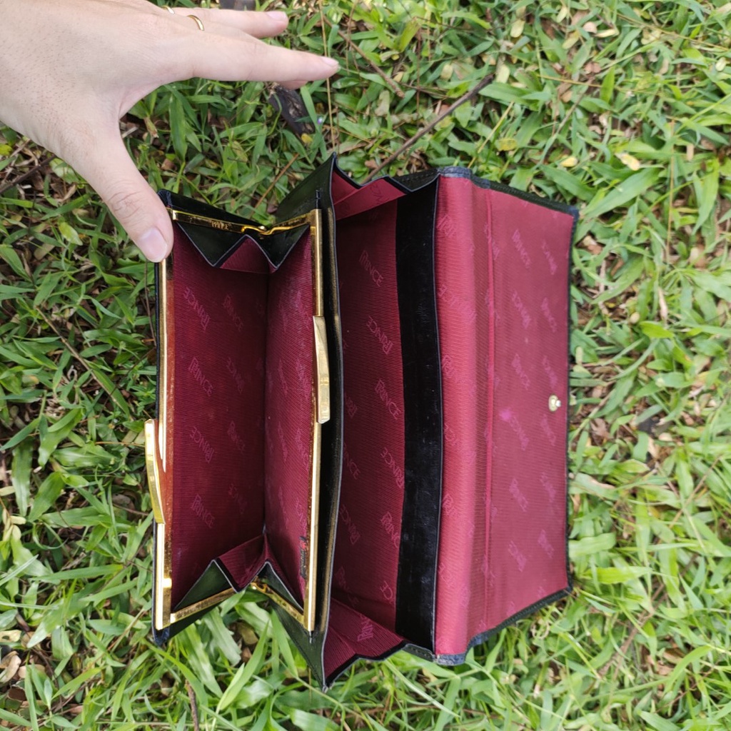 Ví bóp Clutch cầm tay Da thật second-hand Đồ Si Bon- VD027