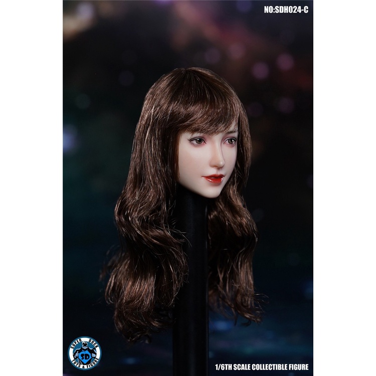 Mô Hình Đầu Nhân Vật Nữ Tỉ Lệ 1/6 SDH024 12"