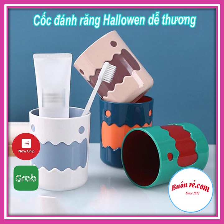 Cốc Uống Nước Đánh Răng Hình Quái Vật Hallowen Cao Cấp 00713